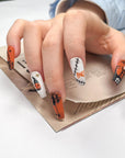 Evil Pumpkin Press on Nails