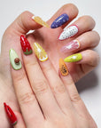 Colorful Fruit Feast Press on Nails