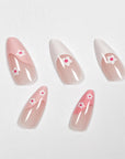 Pink Sakura Press-On Nails