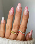 Pink French Nail Tips